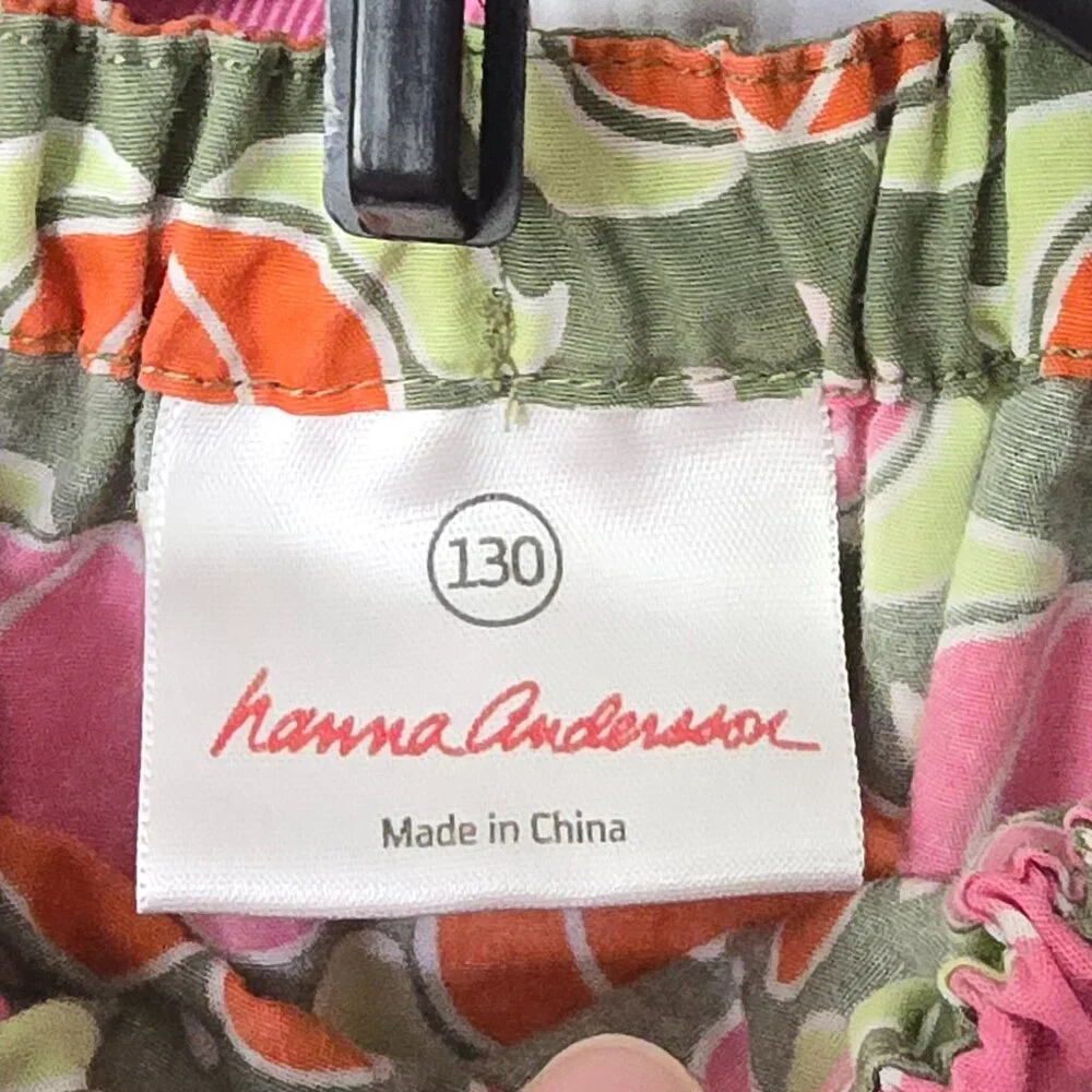2pc Tank Beach Sun Dresses 8 Hawaiian Floral Hanna Andersson Cruise Corkys Kids